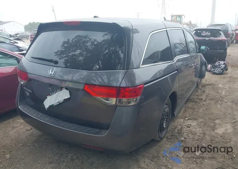 2015 Honda Odyssey Ex-L из США, поврежденный, VIN 5FNRL5H61FB019400